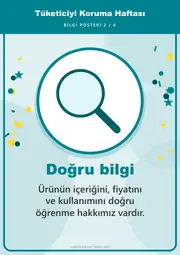 Tüketiciyi Koruma Haftası Pano Şeridi ve 6 Bilgi Posteri (8 parça · 84 × 59 cm) — 11. sayfa