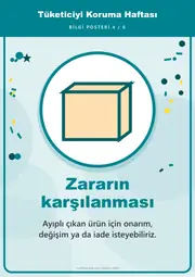 Tüketiciyi Koruma Haftası Pano Şeridi ve 6 Bilgi Posteri (8 parça · 84 × 59 cm) — 13. sayfa
