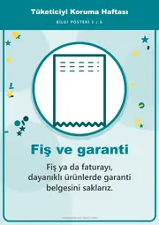 Tüketiciyi Koruma Haftası Pano Şeridi ve 6 Bilgi Posteri (8 parça · 84 × 59 cm) — 14. sayfa
