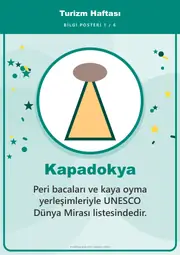 Turizm Haftası Pano Şeridi ve 6 Bilgi Posteri (8 parça · 84 × 59 cm) — 10. sayfa