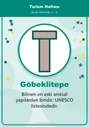 Turizm Haftası Pano Şeridi ve 6 Bilgi Posteri (8 parça · 84 × 59 cm) — 13. sayfa