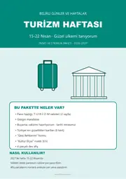 Turizm Haftası Pano ve Etkinlik Paketi — 1. sayfa