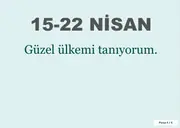 Turizm Haftası Pano ve Etkinlik Paketi — 13. sayfa