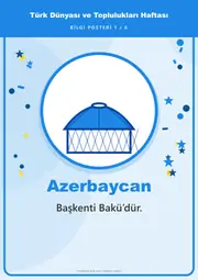 Türk Dünyası ve Toplulukları Haftası Pano Şeridi ve 6 Bilgi Posteri (8 parça · 84 × 59 cm) — 10. sayfa