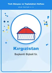 Türk Dünyası ve Toplulukları Haftası Pano Şeridi ve 6 Bilgi Posteri (8 parça · 84 × 59 cm) — 12. sayfa