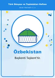 Türk Dünyası ve Toplulukları Haftası Pano Şeridi ve 6 Bilgi Posteri (8 parça · 84 × 59 cm) — 13. sayfa