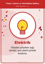 Tutum, Yatırım ve Türk Malları Haftası Pano Şeridi ve 6 Bilgi Posteri (8 parça · 84 × 59 cm) — 11. sayfa
