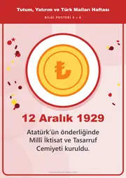 Tutum, Yatırım ve Türk Malları Haftası Pano Şeridi ve 6 Bilgi Posteri (8 parça · 84 × 59 cm) — 15. sayfa