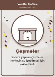 Vakıflar Haftası Pano Şeridi ve 6 Bilgi Posteri (8 parça · 84 × 59 cm) — 11. sayfa