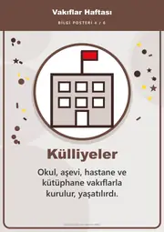 Vakıflar Haftası Pano Şeridi ve 6 Bilgi Posteri (8 parça · 84 × 59 cm) — 13. sayfa