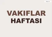 Vakıflar Haftası Pano ve Etkinlik Paketi — 11. sayfa