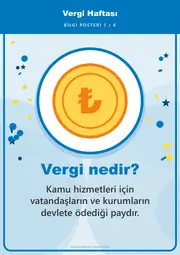 Vergi Haftası Pano Şeridi ve 6 Bilgi Posteri (8 parça · 84 × 59 cm) — 10. sayfa