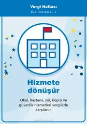 Vergi Haftası Pano Şeridi ve 6 Bilgi Posteri (8 parça · 84 × 59 cm) — 11. sayfa