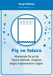 Vergi Haftası Pano Şeridi ve 6 Bilgi Posteri (8 parça · 84 × 59 cm) — 12. sayfa