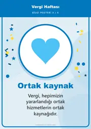 Vergi Haftası Pano Şeridi ve 6 Bilgi Posteri (8 parça · 84 × 59 cm) — 13. sayfa