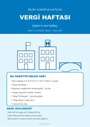 Vergi Haftası Pano ve Etkinlik Paketi — 1. sayfa