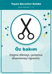 Yaşam Becerileri Kulübü Pano Şeridi ve 6 Bilgi Posteri (8 parça · 84 × 59 cm) — 10. sayfa
