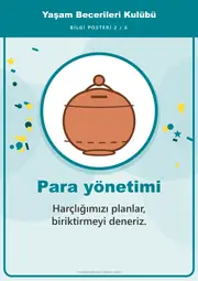 Yaşam Becerileri Kulübü Pano Şeridi ve 6 Bilgi Posteri (8 parça · 84 × 59 cm) — 11. sayfa
