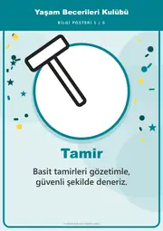 Yaşam Becerileri Kulübü Pano Şeridi ve 6 Bilgi Posteri (8 parça · 84 × 59 cm) — 14. sayfa
