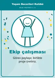 Yaşam Becerileri Kulübü Pano Şeridi ve 6 Bilgi Posteri (8 parça · 84 × 59 cm) — 15. sayfa
