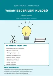 Yaşam Becerileri Kulübü Panosu — 1. sayfa