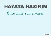 Yaşam Becerileri Kulübü Panosu — 16. sayfa