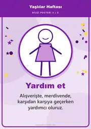 Yaşlılar Haftası Pano Şeridi ve 6 Bilgi Posteri (8 parça · 84 × 59 cm) — 13. sayfa