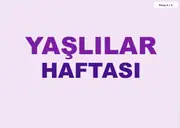 Yaşlılar Haftası Pano ve Etkinlik Paketi — 13. sayfa