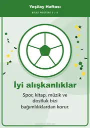 Yeşilay Haftası Pano Şeridi ve 6 Bilgi Posteri (8 parça · 84 × 59 cm) — 14. sayfa